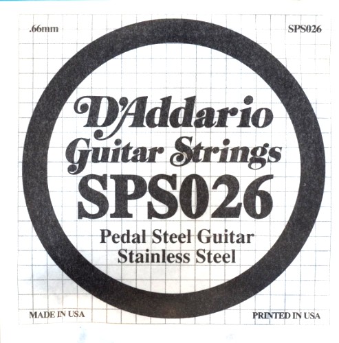 D�Addario SPS026 Pedal Steel Guitar - 026 - stainless steel